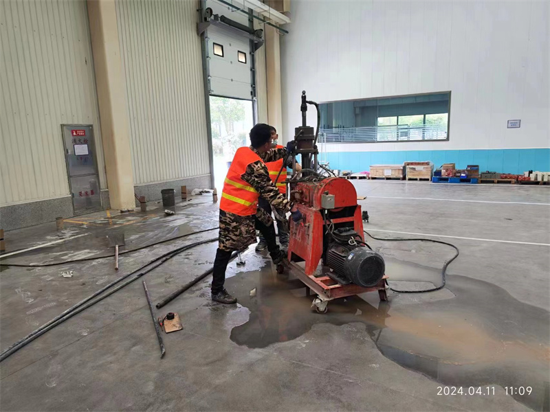 枞阳厂房地面下沉塌陷注浆加固施工